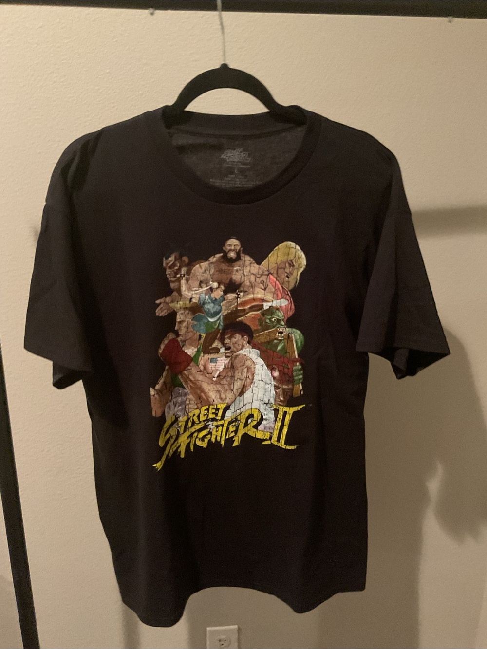 Street Fighter II Logo Graphic Tee - Black
